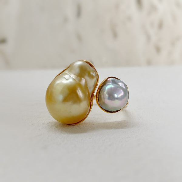 一点もの south sea natural akoya pearl ring No.30 - hikari pearl.
