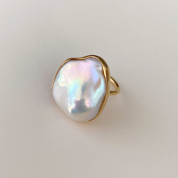 一点もの oyster baroque  pearl リング c - hikari pearl.