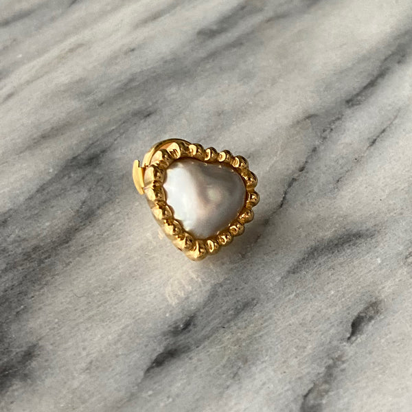 一点もの coeur mabe  pearl pin brooch perle - hikari pearl.