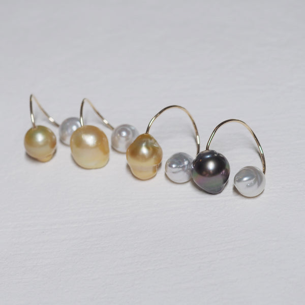 Tahiti  South Sea pearl イヤーカフ リング - hikari pearl.
