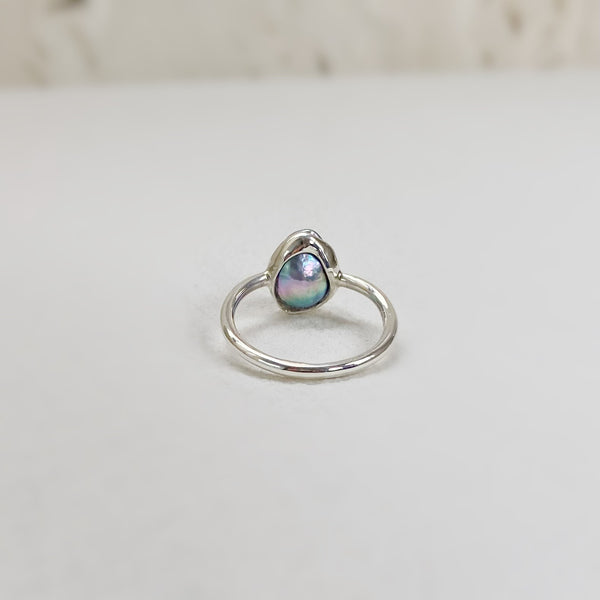 一点もの natural akoya ring No.27 - hikari pearl.