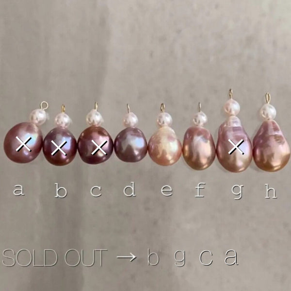 14kgf  natural color akoya long necklace ネックレス - hikari pearl.