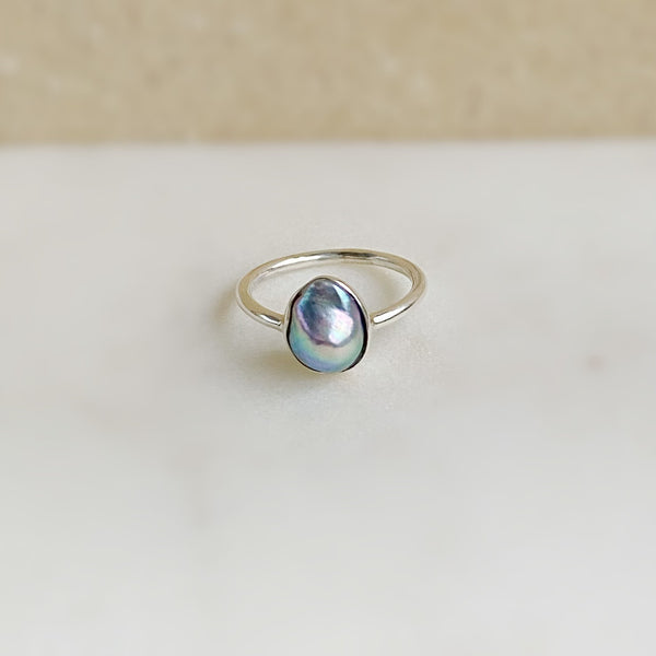 一点もの natural akoya ring No.27 - hikari pearl.
