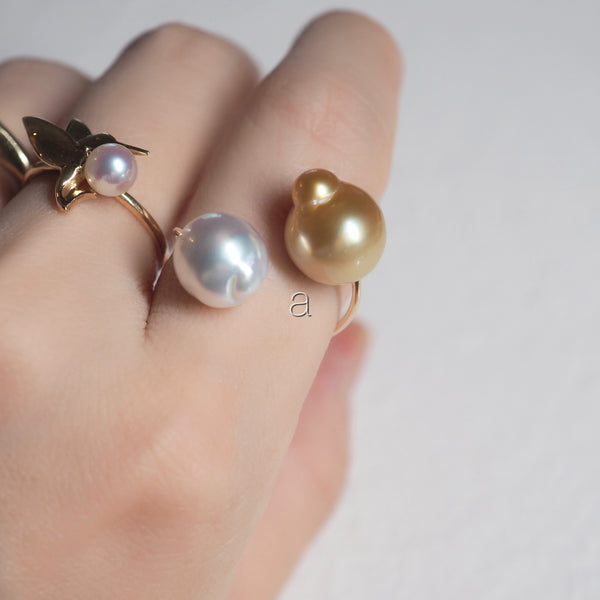 Tahiti  South Sea pearl イヤーカフ リング - hikari pearl.