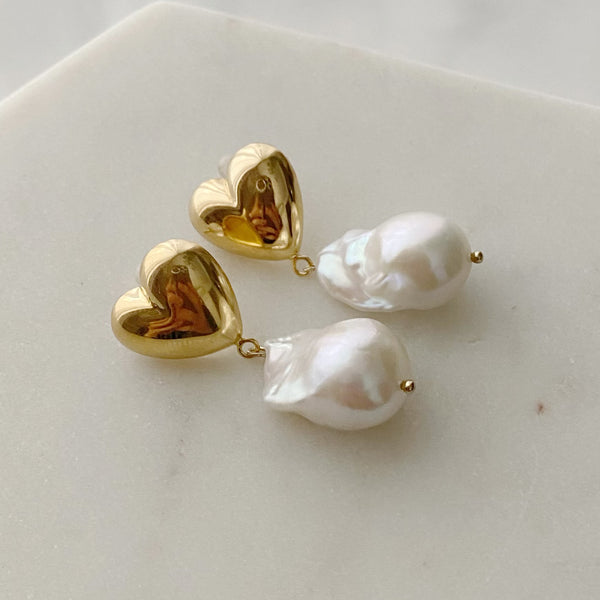 coeur oyster baroque  pearl ピアス イヤリング - hikari pearl.