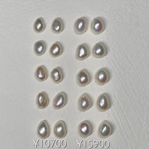 fresh water  5  pearl long  ピアス イヤリング - hikari pearl.
