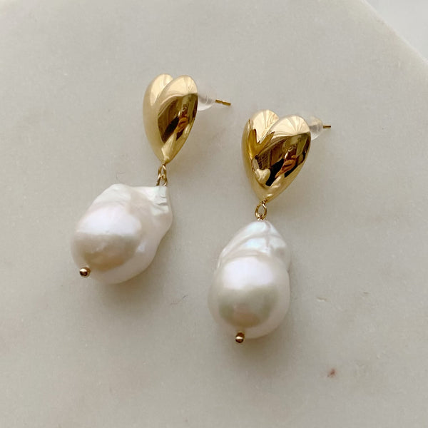 coeur oyster baroque  pearl ピアス イヤリング - hikari pearl.