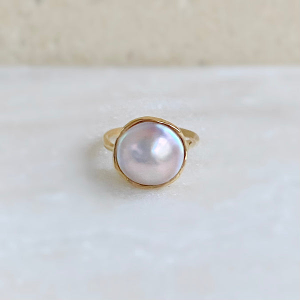 mabe  pearl ring No.21 - hikari pearl.