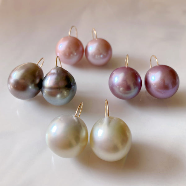 一点もの k18 south sea pearl  ピアス
