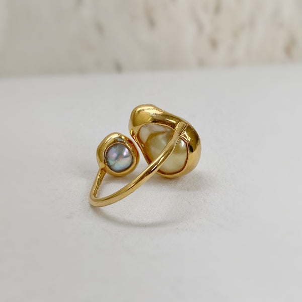 一点もの south sea natural akoya pearl ring No.30 - hikari pearl.