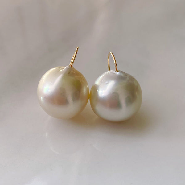一点もの k18 south sea pearl  ピアス