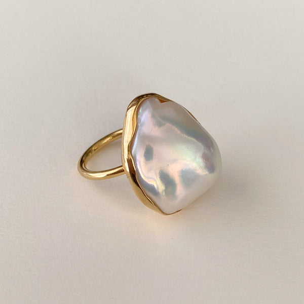 一点もの oyster baroque  pearl リング c - hikari pearl.
