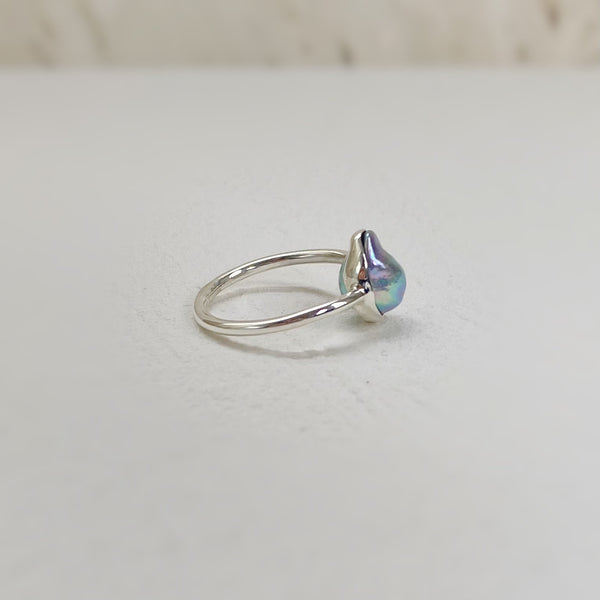 一点もの natural akoya ring No.27 - hikari pearl.