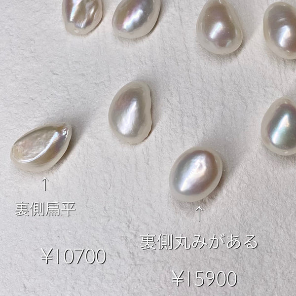 fresh water  5  pearl long  ピアス イヤリング - hikari pearl.