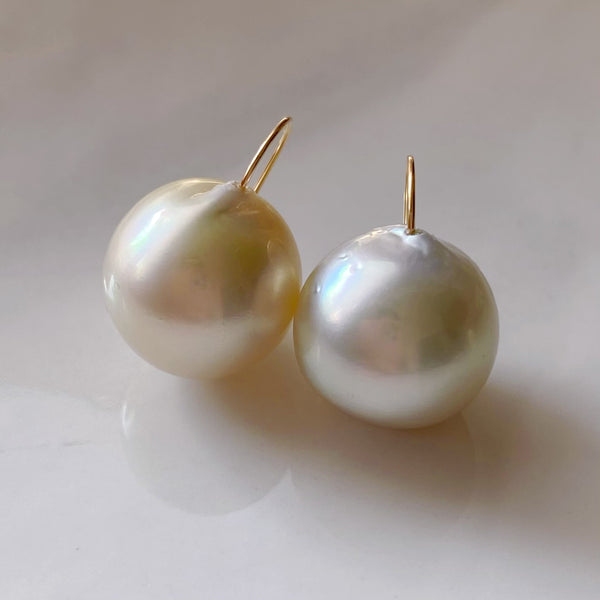 一点もの k18 south sea pearl  ピアス