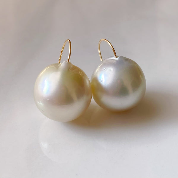 一点もの k18 south sea pearl  ピアス