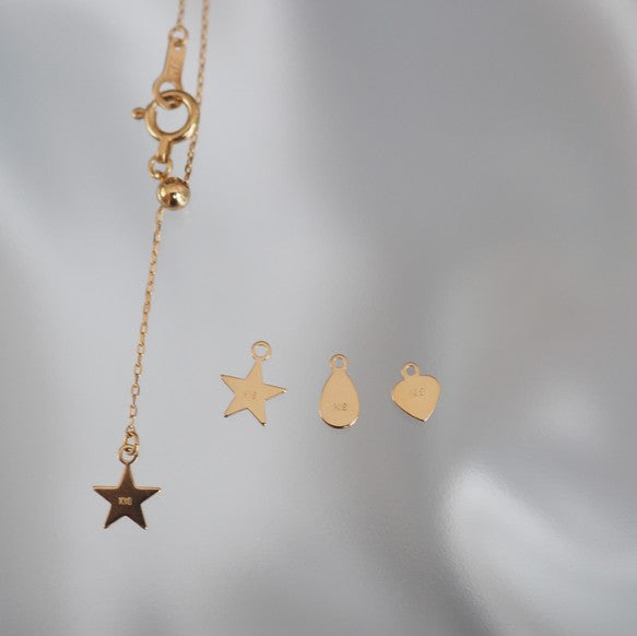 k18 teardrop  Fresh water necklace ネックレス - hikari pearl.