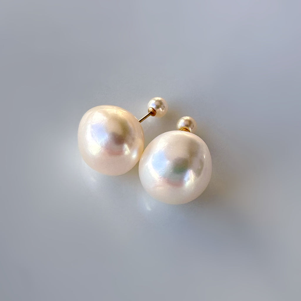 "Duo Pearl デュオパール"  k10 バロックパール　ピアス　キャッチ