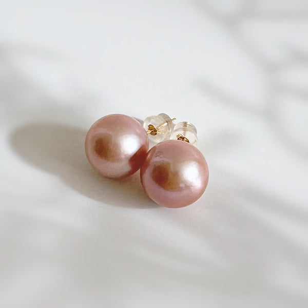 一点もの　k18  pink  pearl 13mm SAKURA