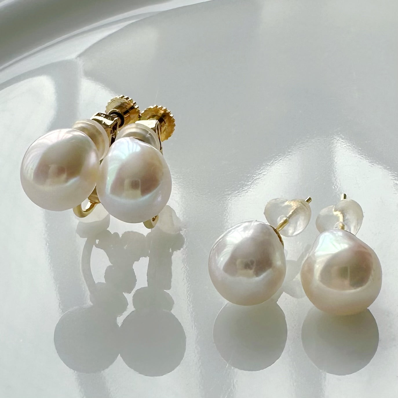 "snowdrop スノードロップ"   ピアス　イヤリング　nude - hikari pearl.