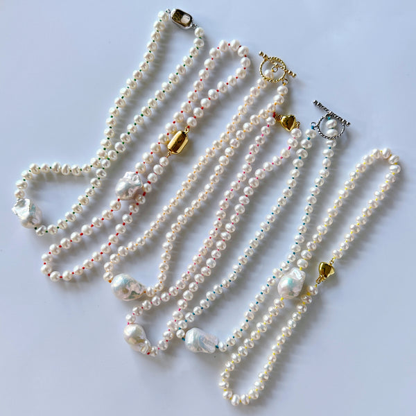 candy color baroque necklace