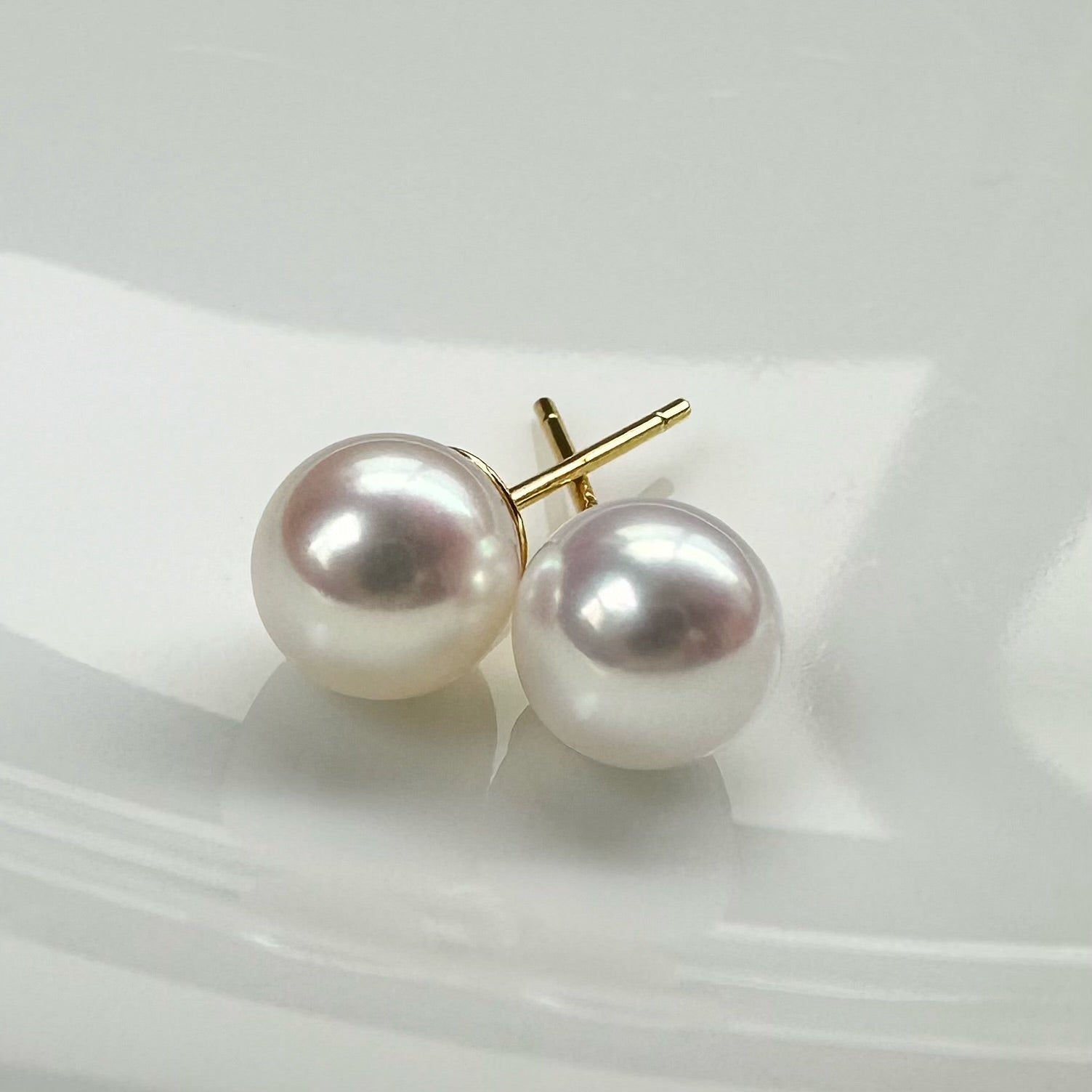 "mum マム"  single pearl necklace set - hikari pearl.