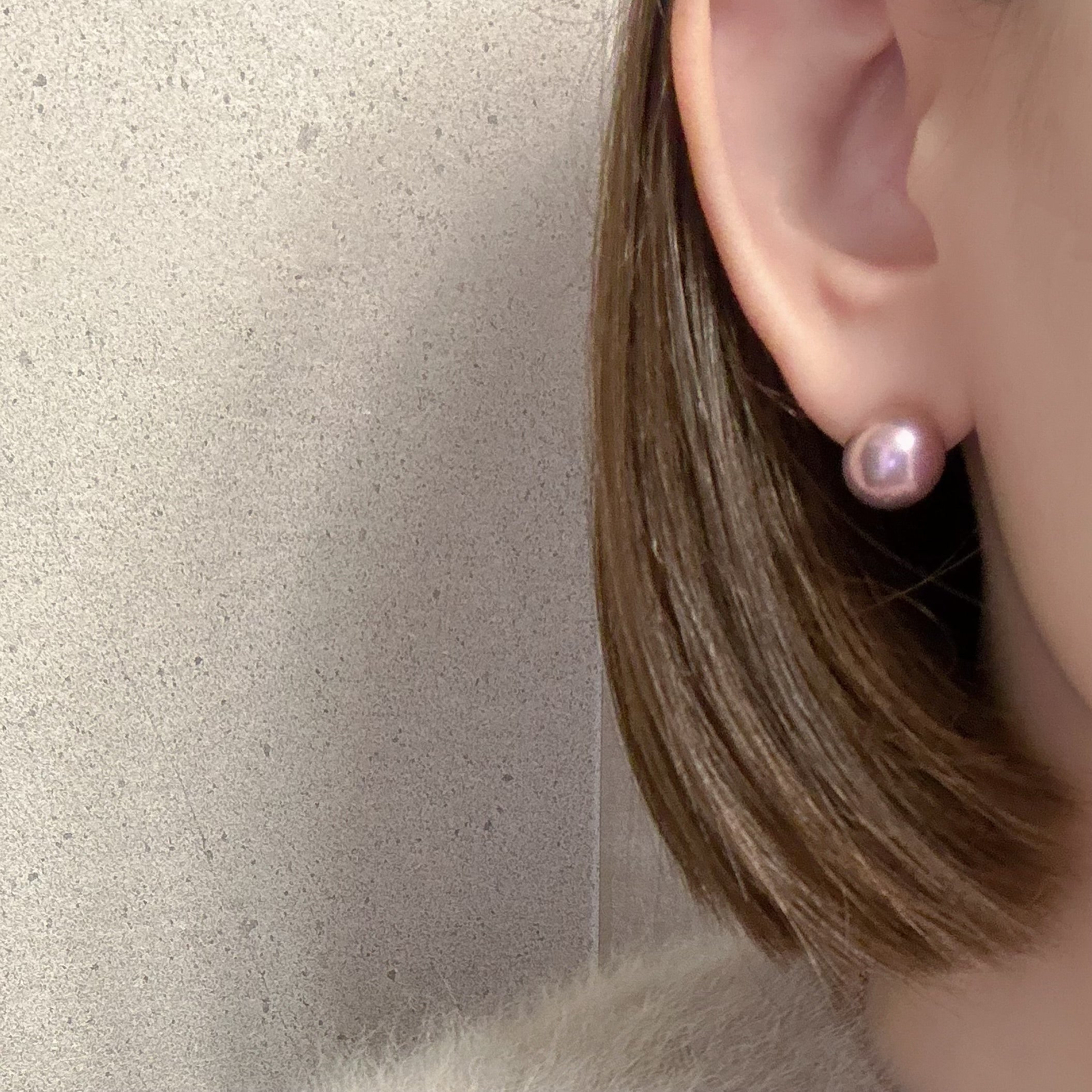 "Lavande Lumière ラヴァンド・ルミエール" パープル　パール　一点もの