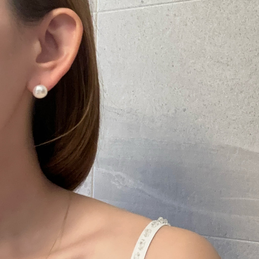 No.17 asymmetry wedding long ピアス　イヤリング - hikari pearl.