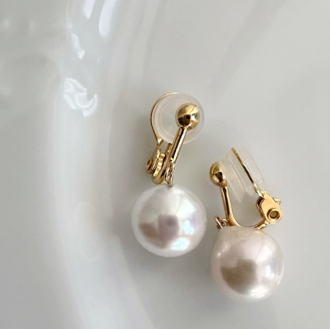 "Luxe Dropリュクス・ドロップ"
　ティアドロップパール　ピアス　イヤリング