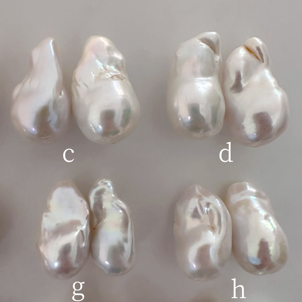 "lisianthus リシアンサス" バロックパール　ロングピアス　イヤリング　wedding baroque - hikari pearl.