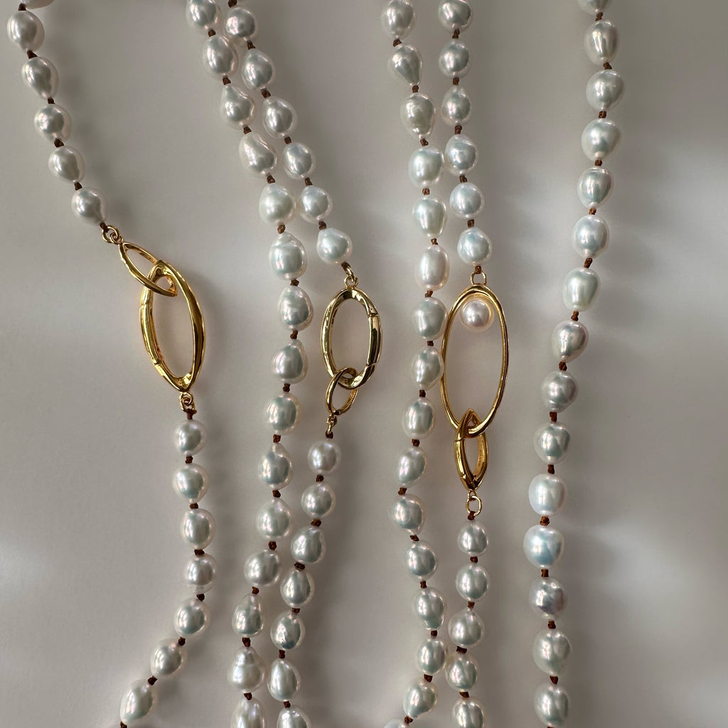 "Ligne Pearl リーニュ パール"  ネックレス　35cm