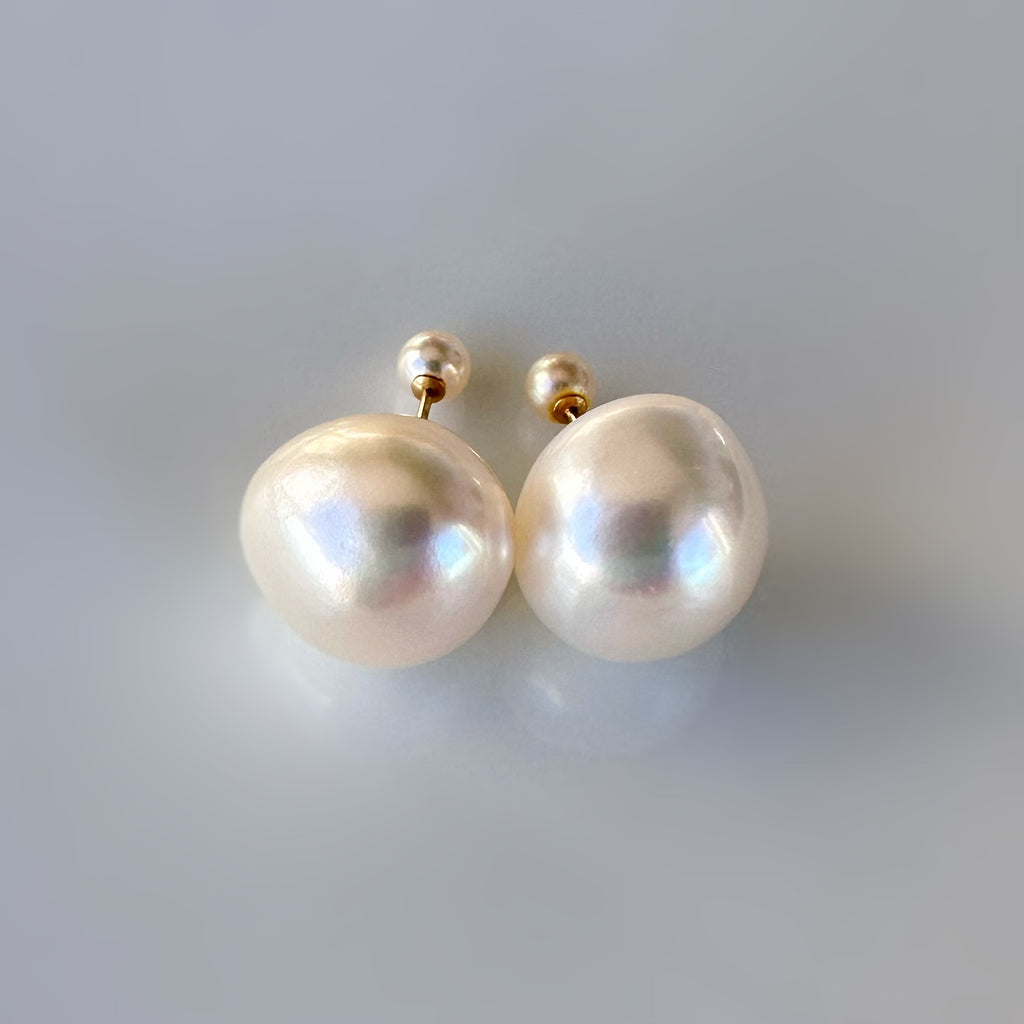 "Duo Pearl デュオパール"  k10 バロックパール　ピアス　キャッチ