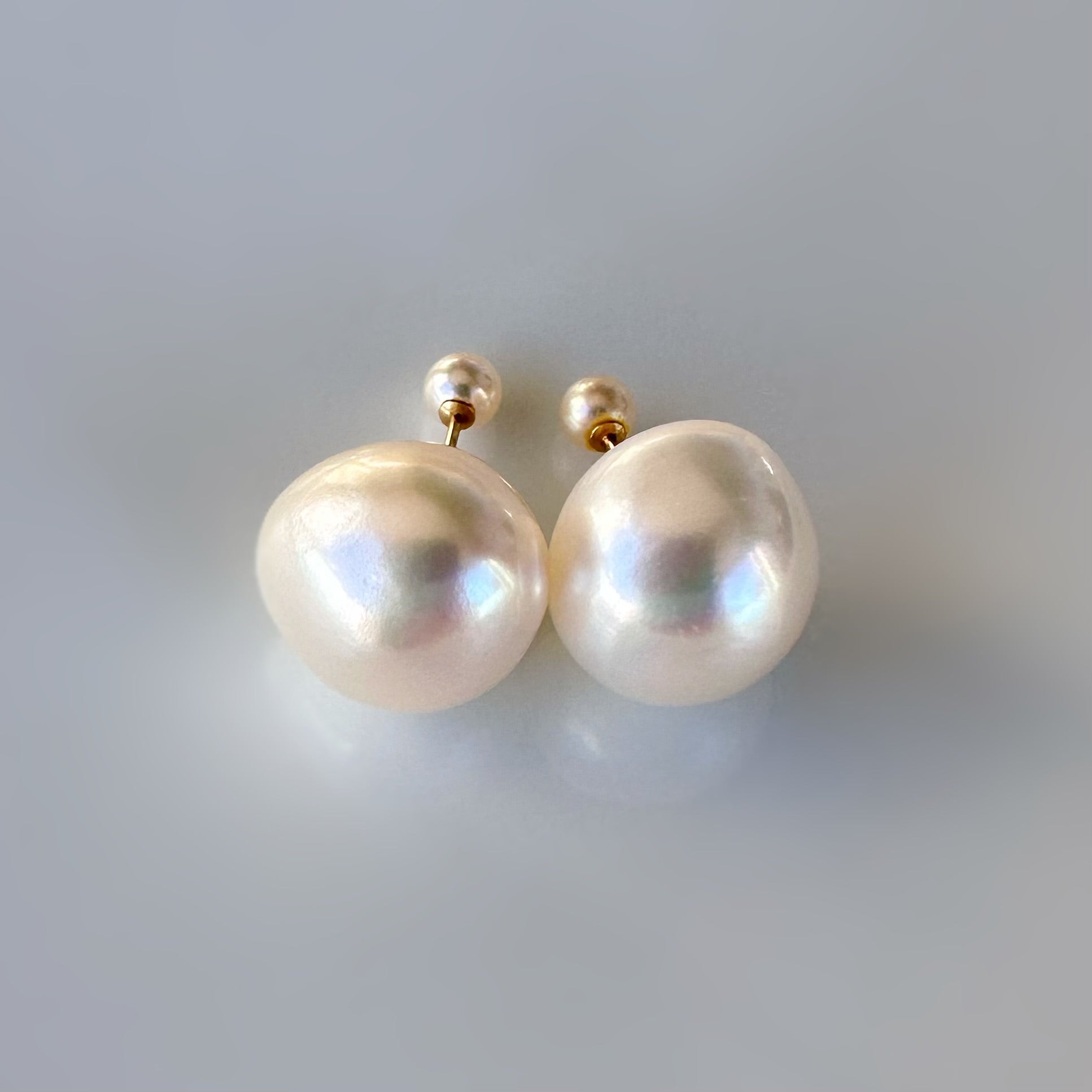 "Duo Pearl デュオパール"  k10 バロックパール　ピアス　キャッチ