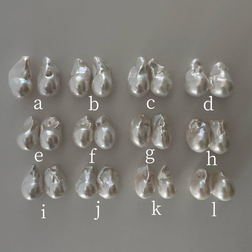 dot oyster baroque  pearl  ピアス　イヤリング - hikari pearl.