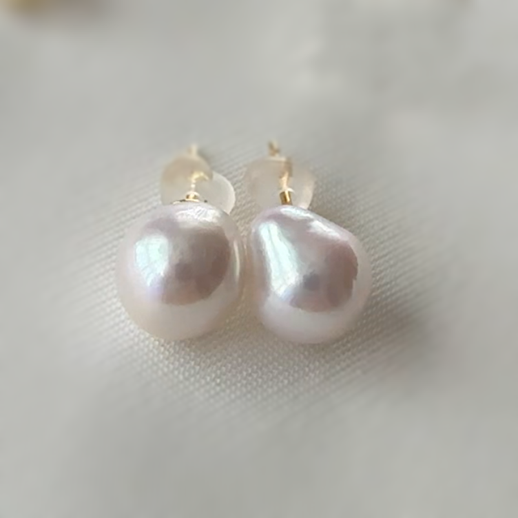 "lily リリー"  ステーションパール　ピアス　イヤリング - hikari pearl.