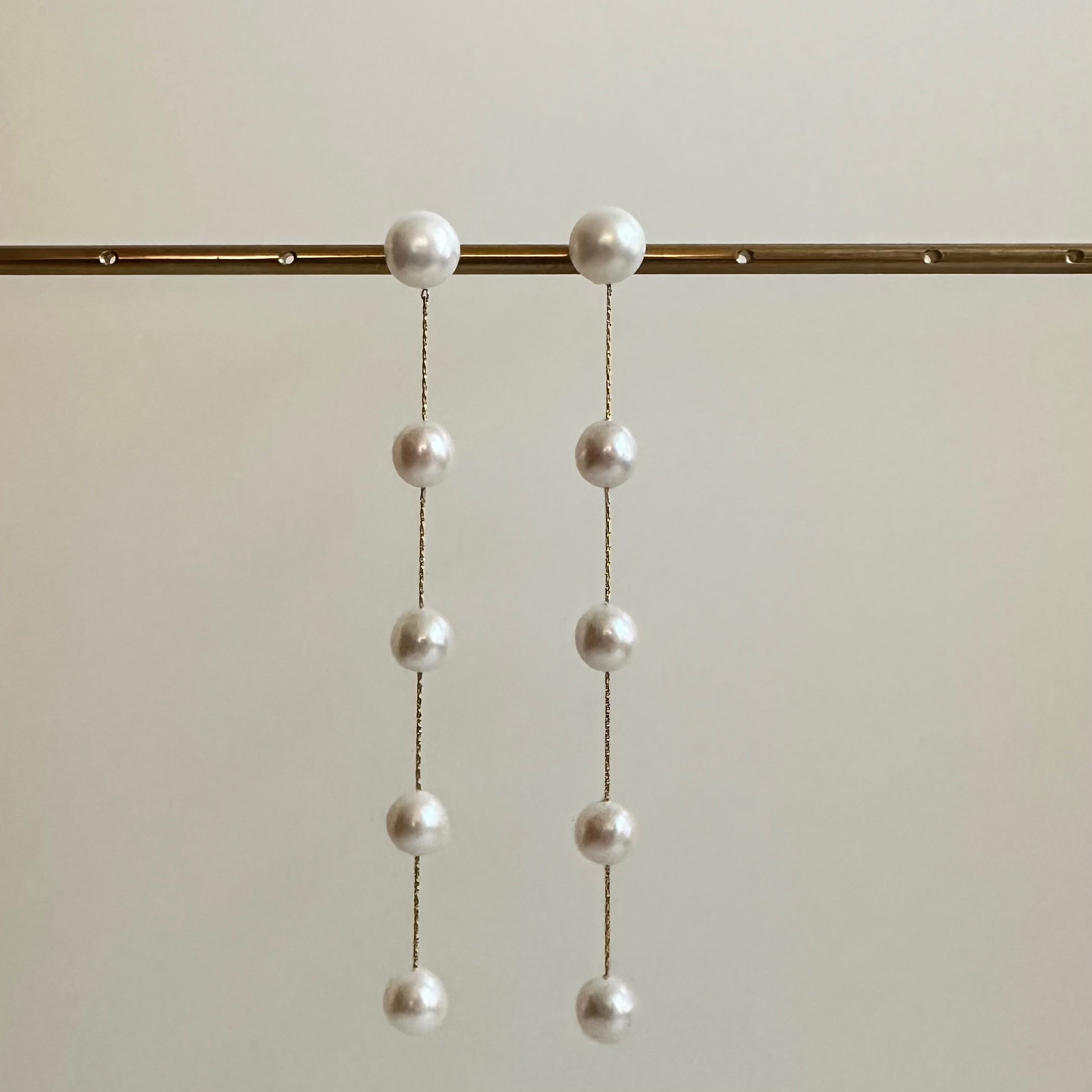 "clematis クレマチス"  5 パール　ピアス　イヤリング - hikari pearl.