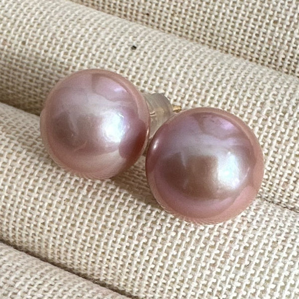 一点もの　k18  pink  pearl 13mm SAKURA