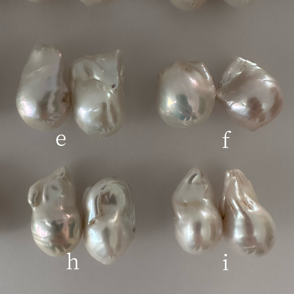 "lisianthus リシアンサス" バロックパール　ロングピアス　イヤリング　wedding baroque - hikari pearl.