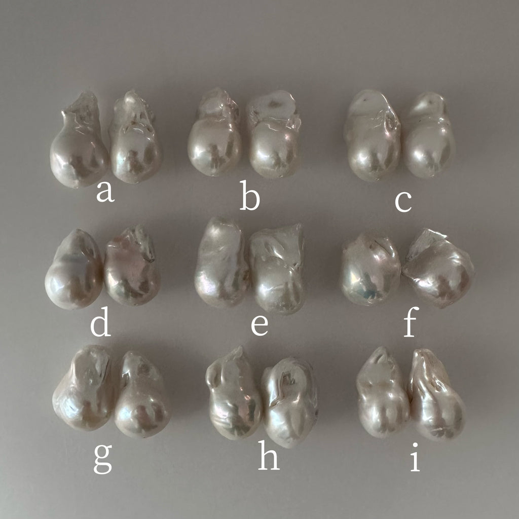 "lisianthus リシアンサス" バロックパール　ロングピアス　イヤリング　wedding baroque - hikari pearl.