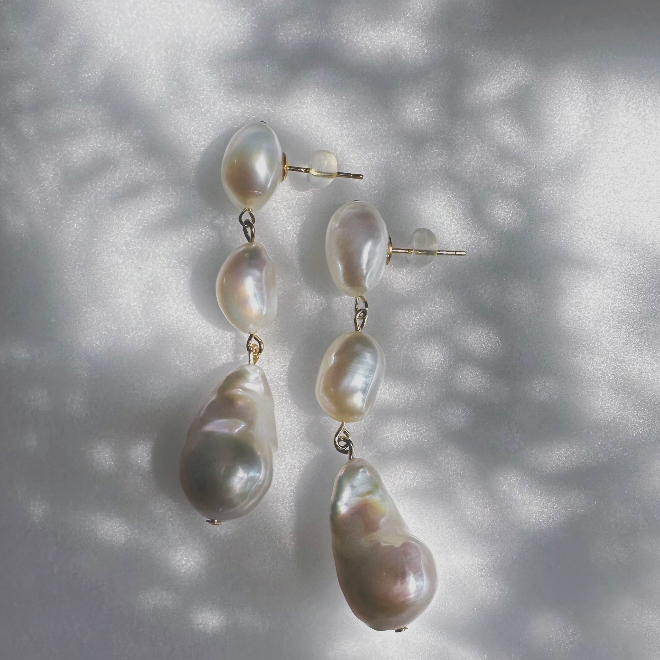 "madonna lily マドンナリリー"     ピアス　イヤリング　wedding oyster baroque  pearl - hikari pearl.