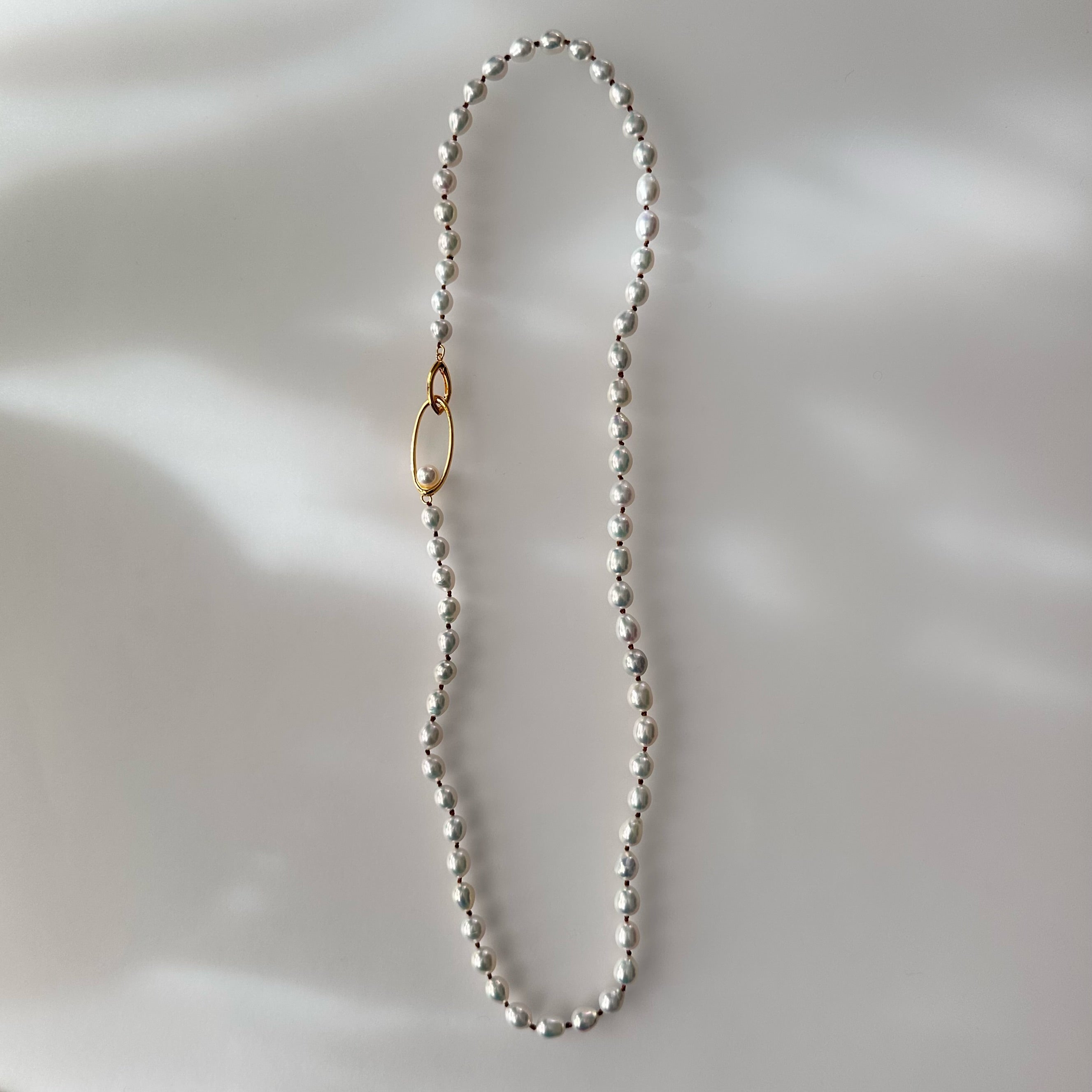 "Ligne Pearl リーニュ パール"  ネックレス　60cm