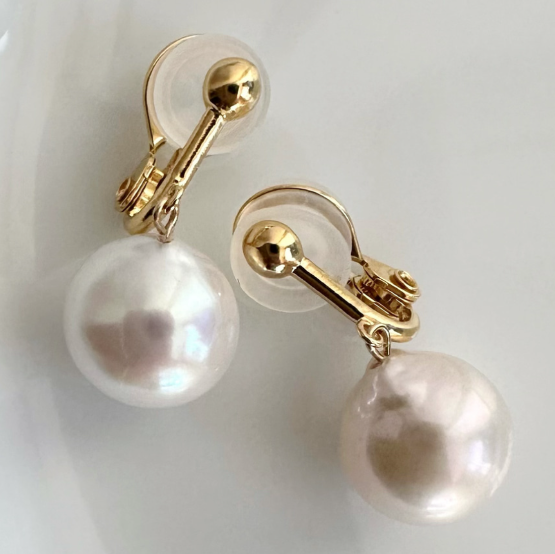 "Luxe Dropリュクス・ドロップ"
　ティアドロップパール　ピアス　イヤリング