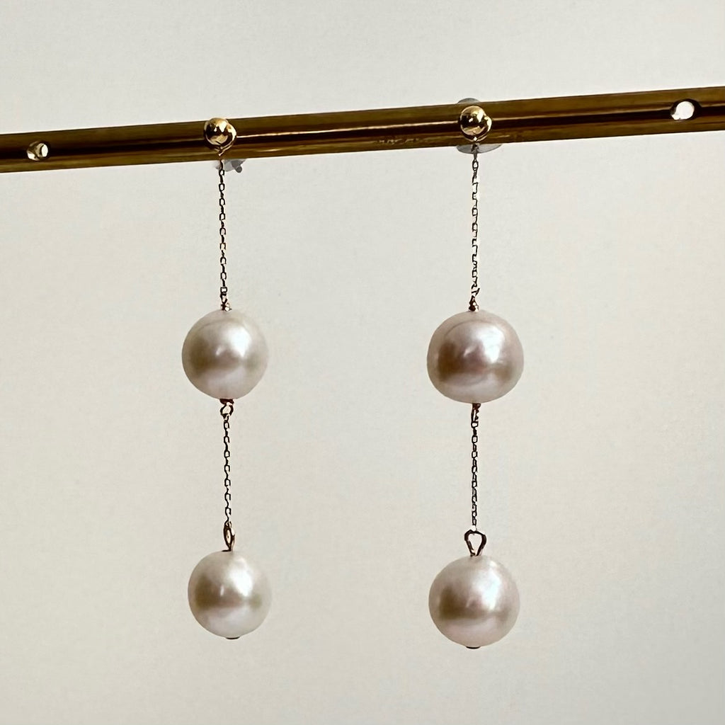 "clematis クレマチス"  ピアス　イヤリング - hikari pearl.