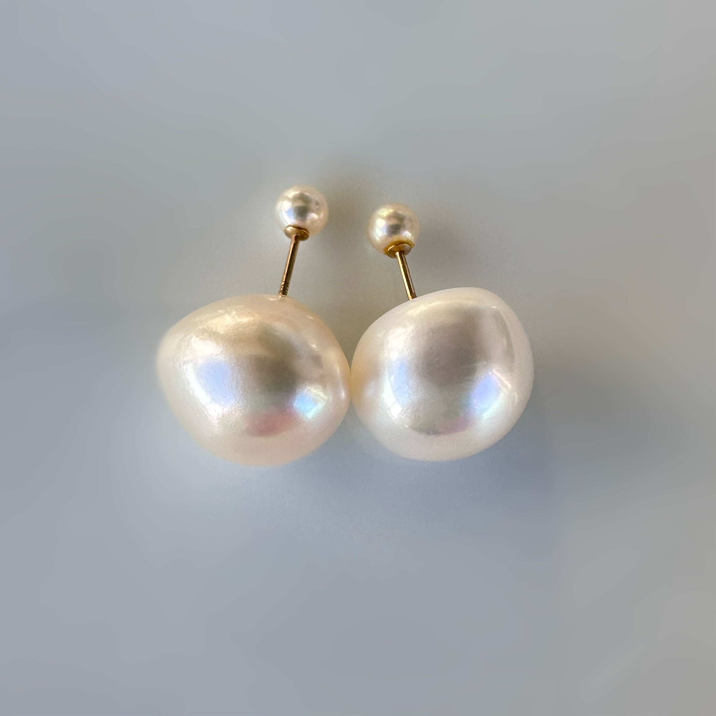 "Duo Pearl デュオパール"  k10 バロックパール　ピアス　キャッチ