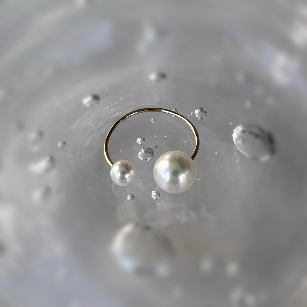 14kgf Akoya  pearl イヤーカフ - hikari pearl.