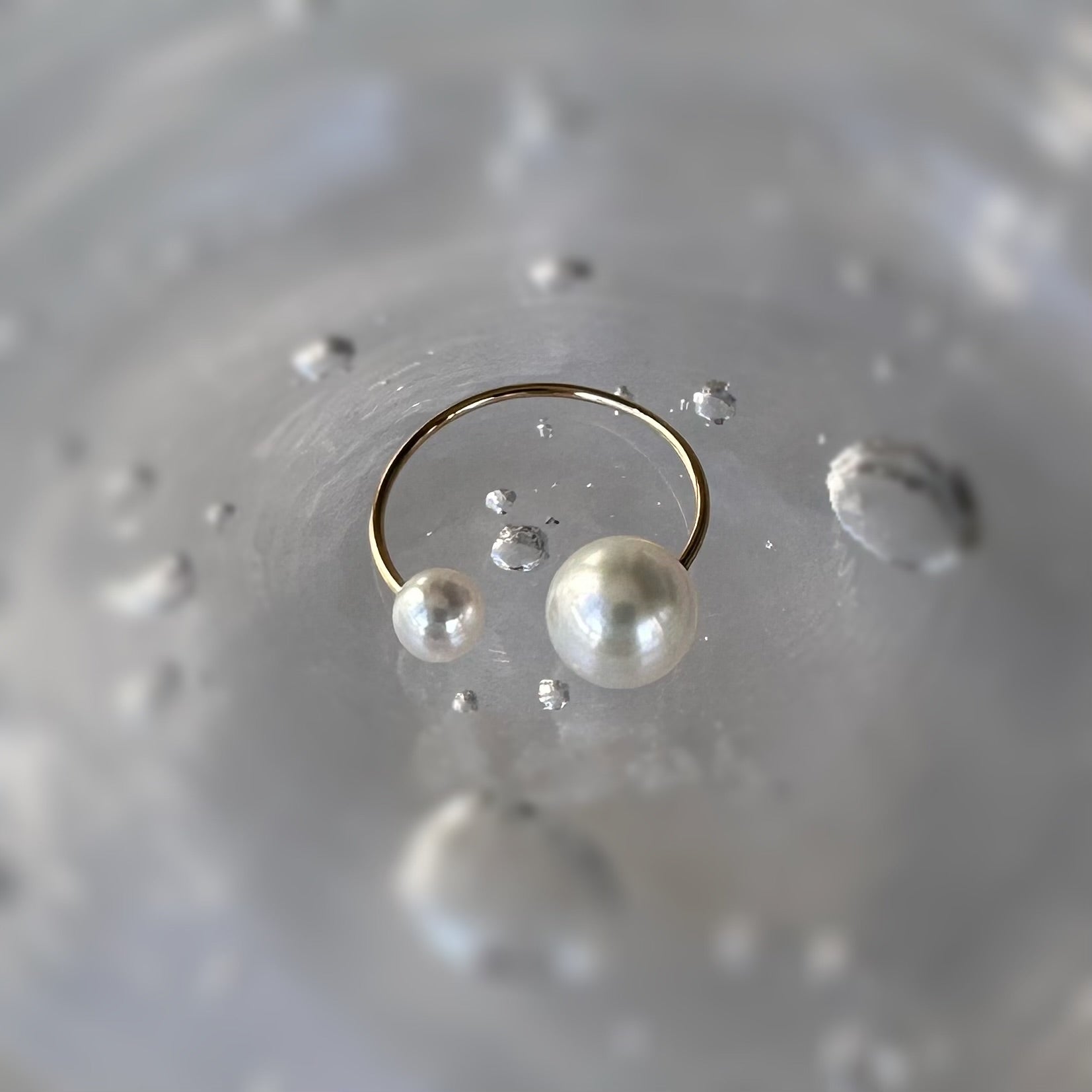 14kgf Akoya  pearl イヤーカフ - hikari pearl.