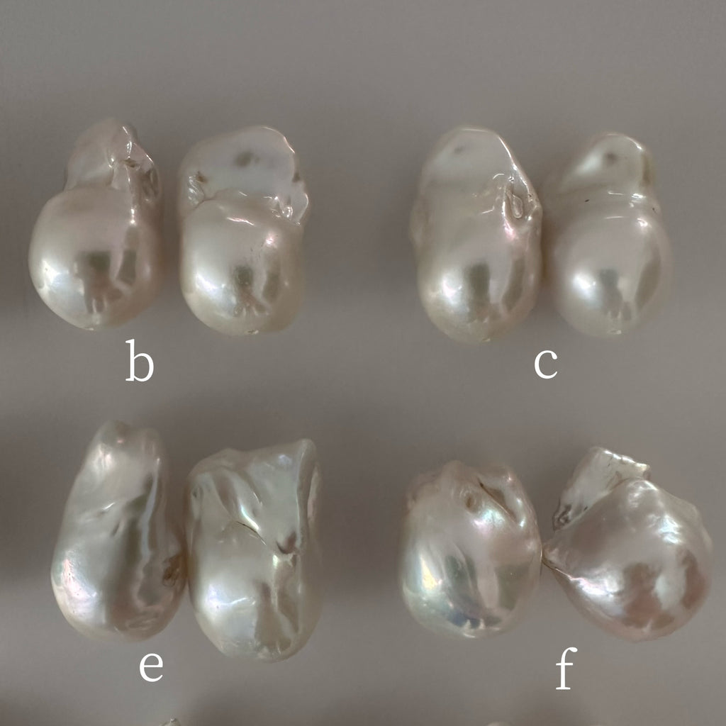 "lisianthus リシアンサス" バロックパール　ロングピアス　イヤリング　wedding baroque - hikari pearl.