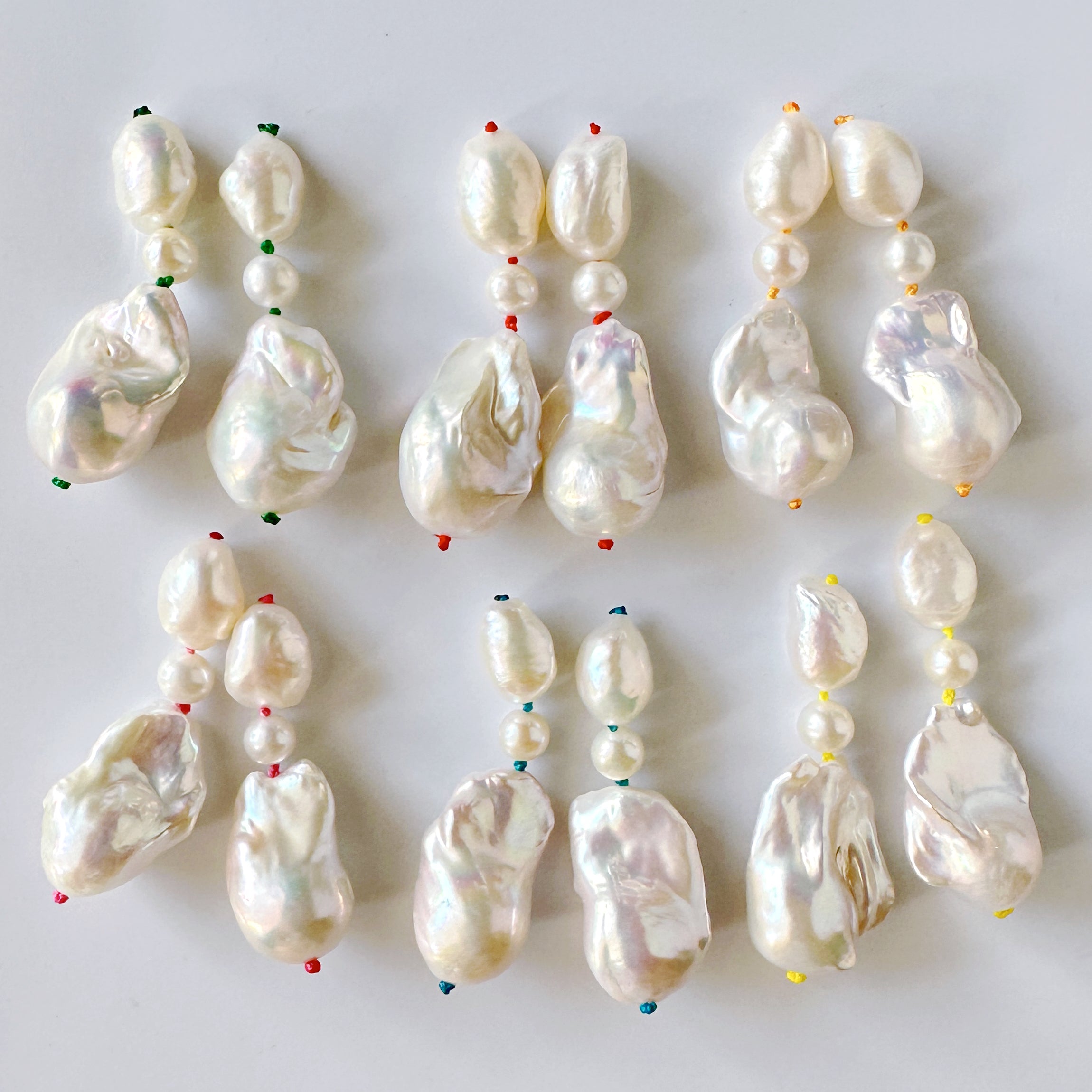 color baroque  pearl ピアス　イヤリング - hikari pearl.
