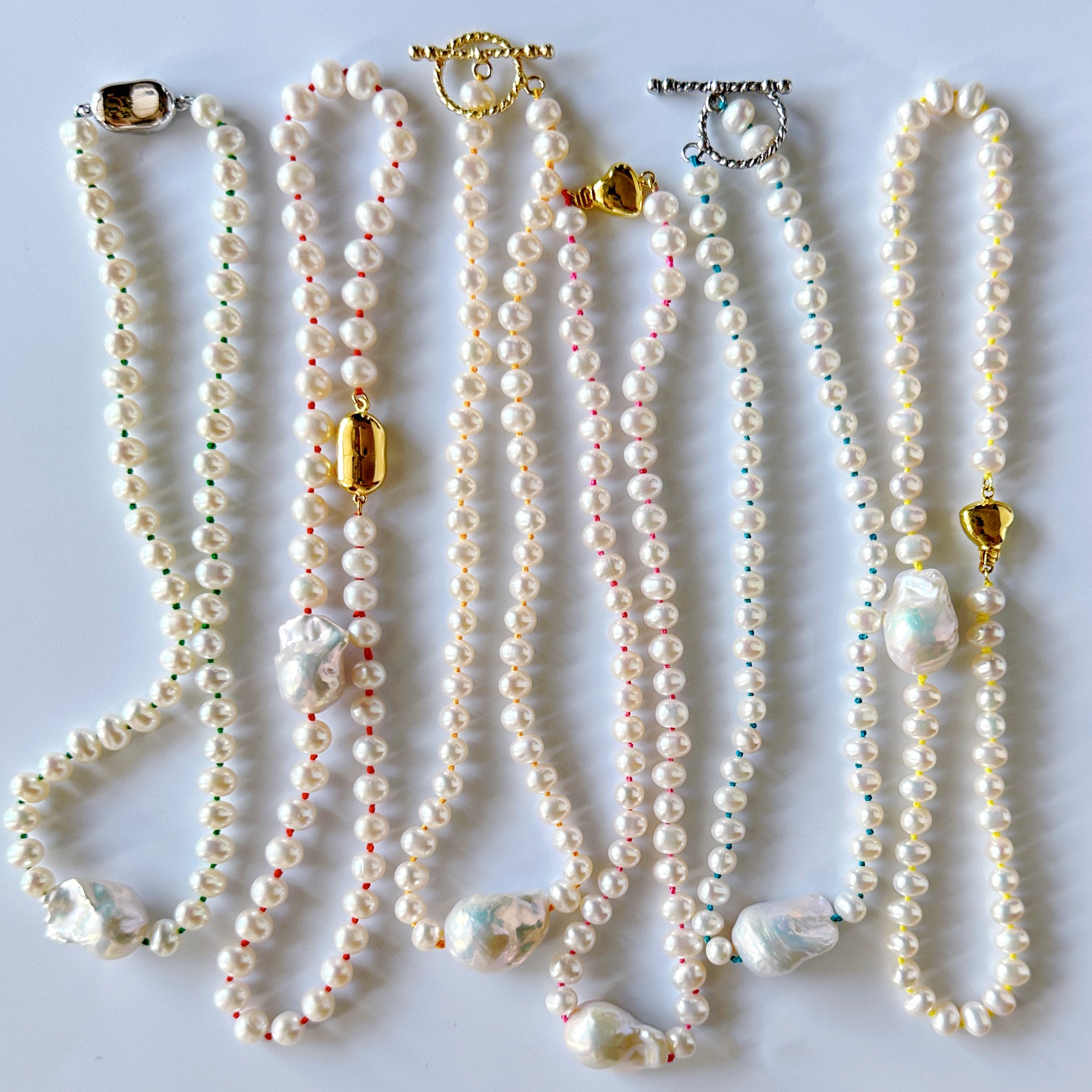 candy color baroque necklace