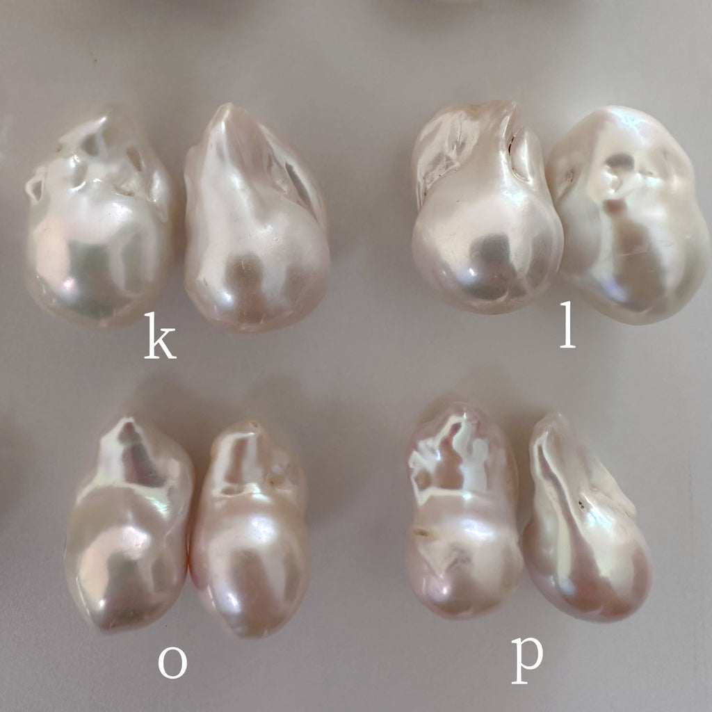 "lisianthus リシアンサス" バロックパール　ロングピアス　イヤリング　wedding baroque - hikari pearl.